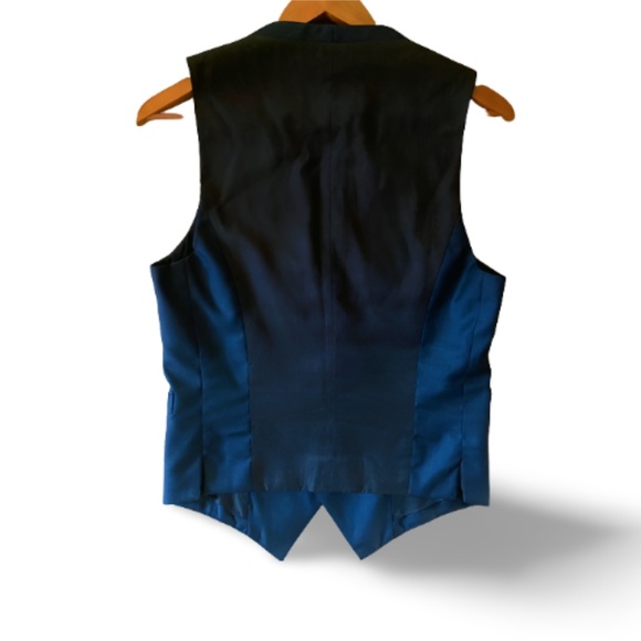 RAG & BONE Men's Navy Blue Wool Vest. SIZE 36 - Picture 2 of 2